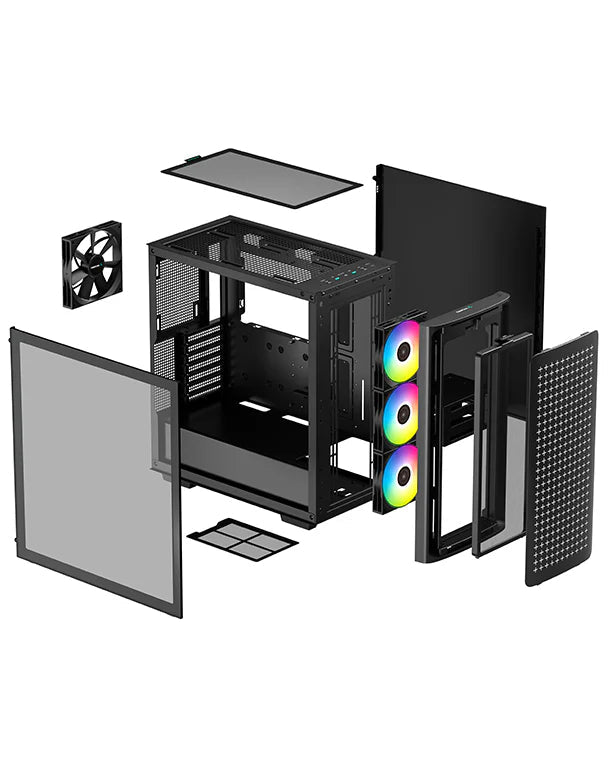 DeepCool CK560 Mid - Tower Case | R - CK560 - BKAAE4 - G - 1 - Vektra Computers LLC DeepCool CK560 Mid - Tower Case | R - CK560 - BKAAE4 - G - 1 - Vektra Computers LLC